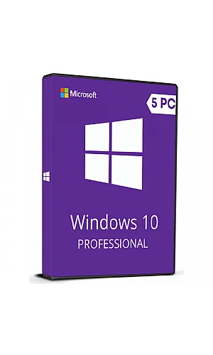Microsoft Windows 10 Pro Retail (5 PC) (Lifetime License / Global)